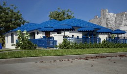 A concept as of February depicts what the building might look like after renovations to make it a restaurant